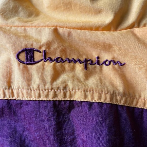 VINTAGE CHAMPION WINDBREAKER JACKET - Picture 4 of 4